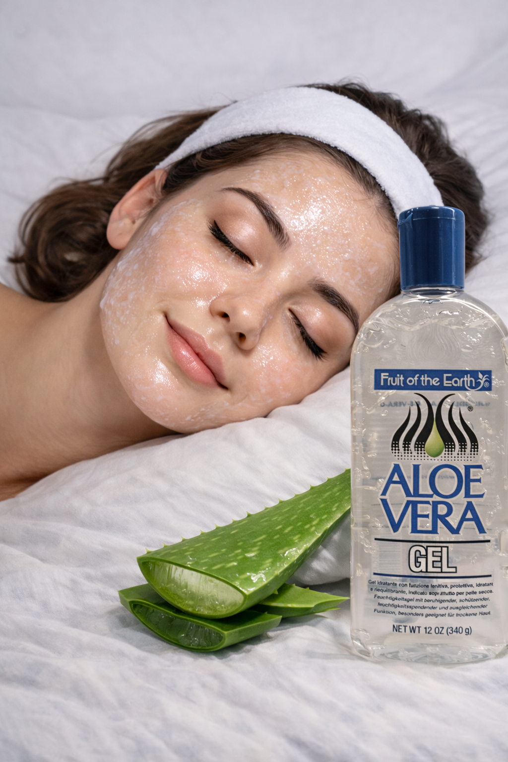 Aloe Vera sul viso tutta la notte effetto filler